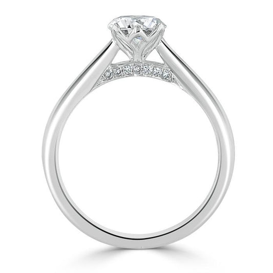 The Clara — Round Lab Diamond Six-Prong Engagement Ring