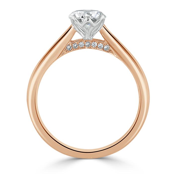 The Clara — Round Lab Diamond Six-Prong Engagement Ring