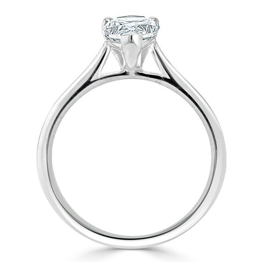 The Rose — Pear Lab Diamond Solitaire Engagement Ring VI