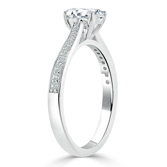 The Nora — Oval Lab Diamond Solitaire Engagement Ring IV