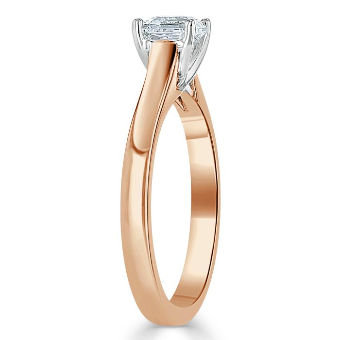 The Eva — Asscher Lab Diamond Solitaire Engagement Ring VII