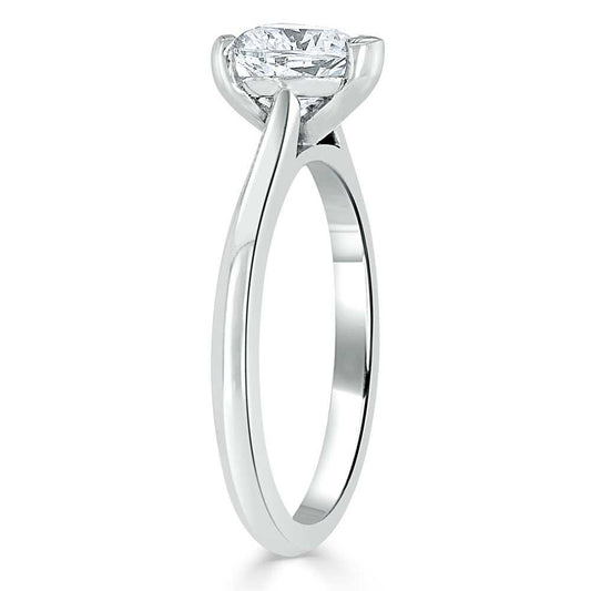 The Rose — Heart Lab Diamond Solitaire Engagement Ring II
