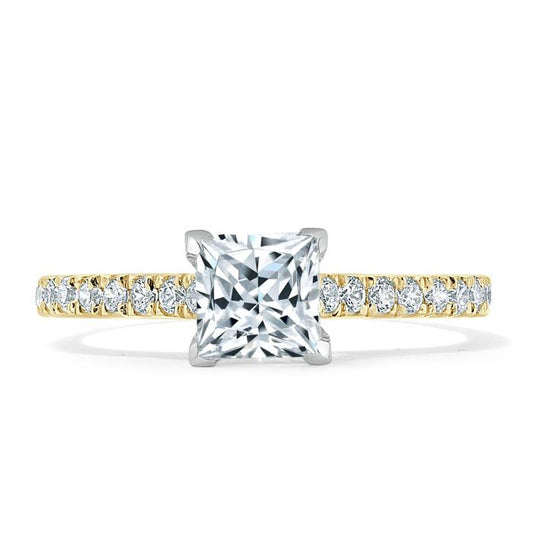 The Clara — Princess Lab Diamond Solitaire Engagement Ring VII