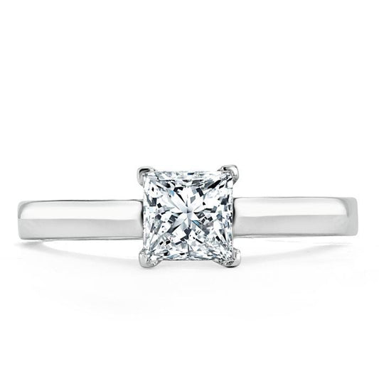 The Clara — Princess Lab Diamond Solitaire Engagement Ring VI