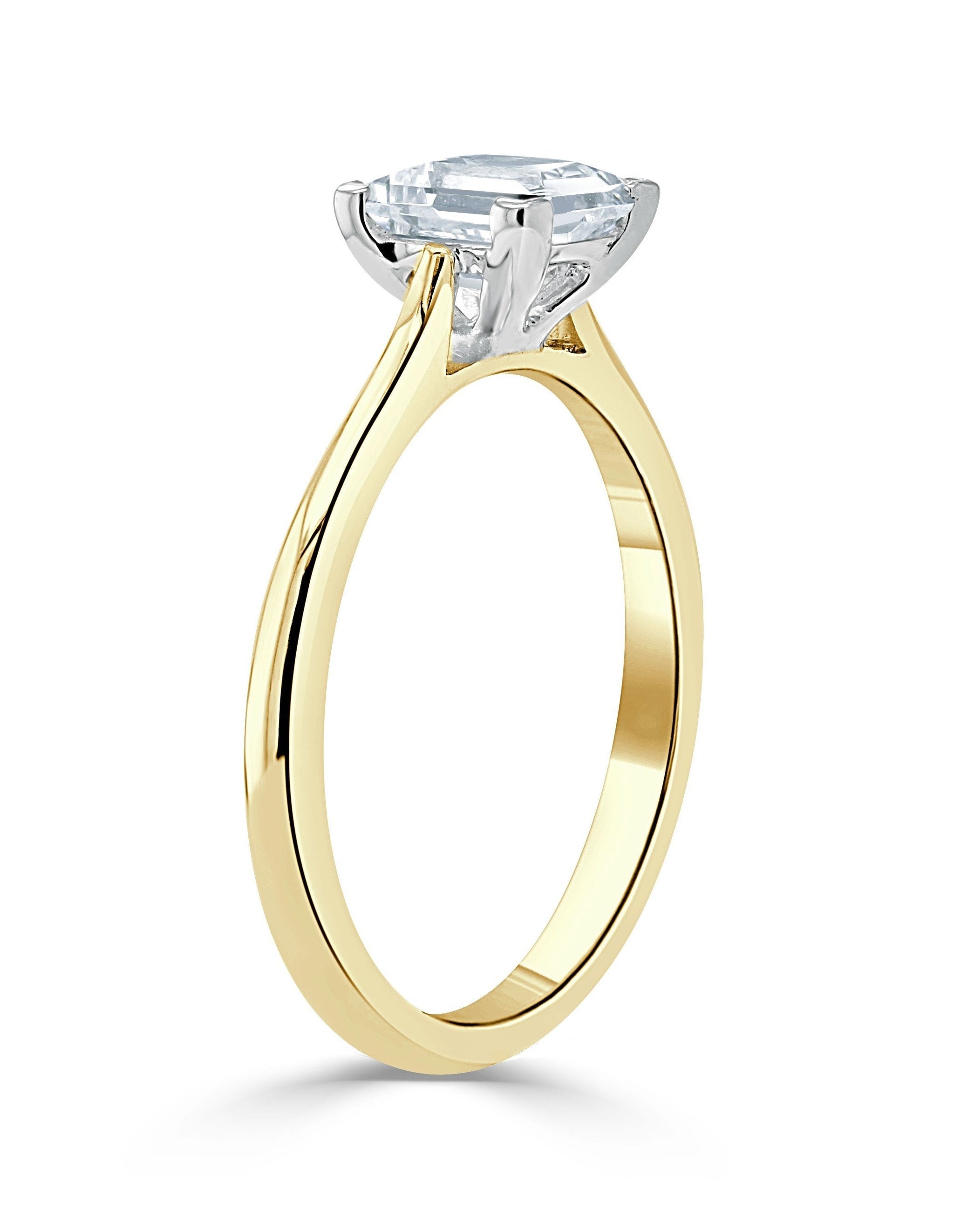 The Clara — Princess Lab Diamond Solitaire Engagement Ring IV