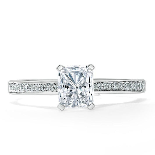 The Isla — Radiant Lab Diamond Solitaire Engagement Ring V