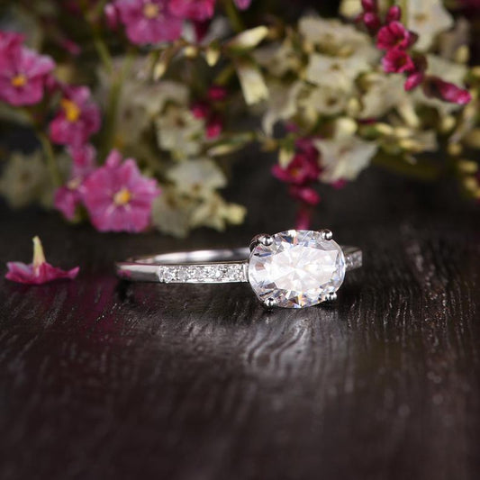 The Grace — Oval Lab Diamond Vintage Engagement Ring VI