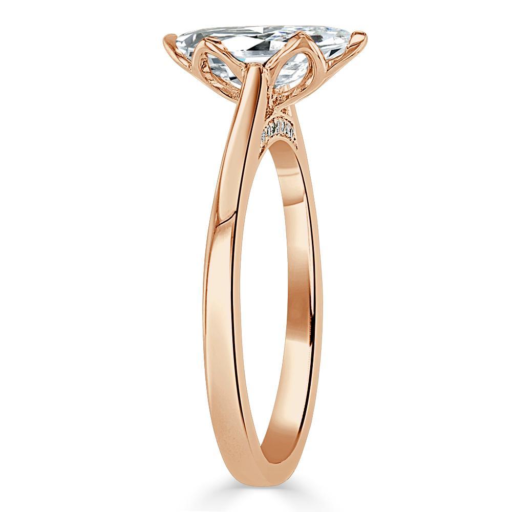 The Juliet — Marquise Lab Diamond Solitaire Engagement Ring IV