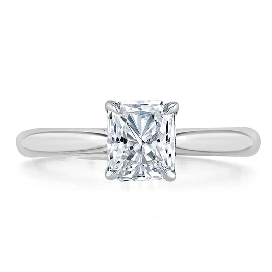 The Isla — Radiant Lab Diamond Solitaire Engagement Ring IV
