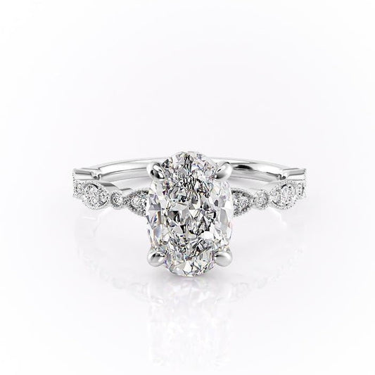 The Grace — Oval Lab Diamond Vintage Engagement Ring IV