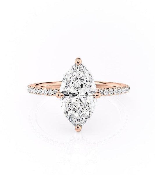 The Aria — Lab Diamond Secret Halo Engagement Ring