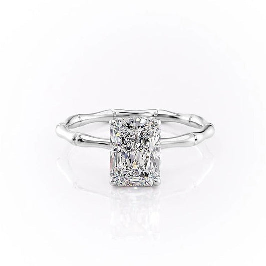 The Isla — Radiant Lab Diamond Secret Halo Engagement Ring III