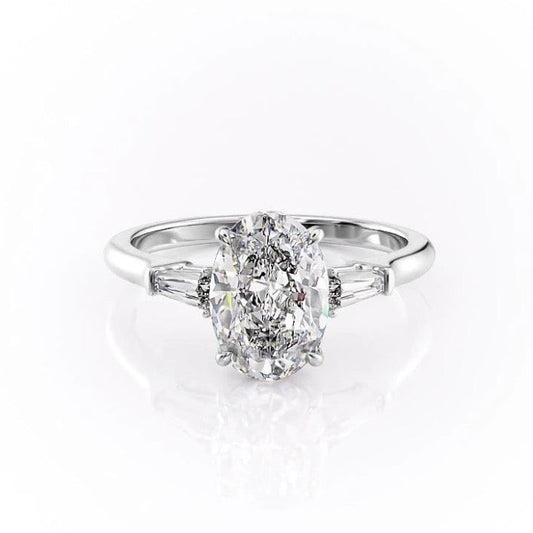 The Nora — Oval Lab Diamond Solitaire Engagement Ring III