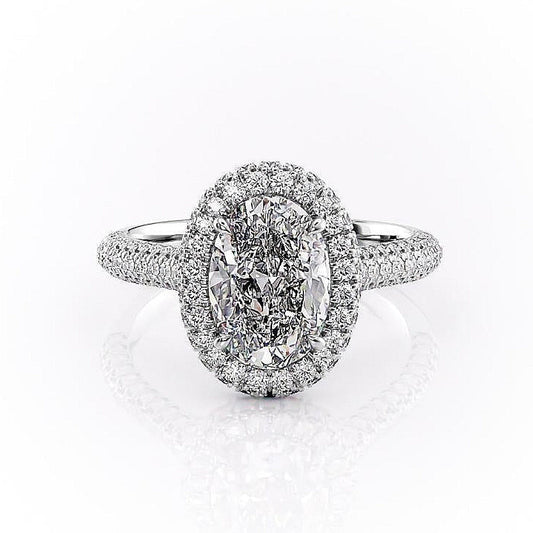 The Nora — Oval Lab Diamond Solitaire Engagement Ring II