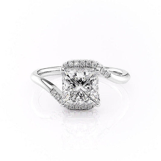 The Clara — Princess Lab Diamond Solitaire Engagement Ring
