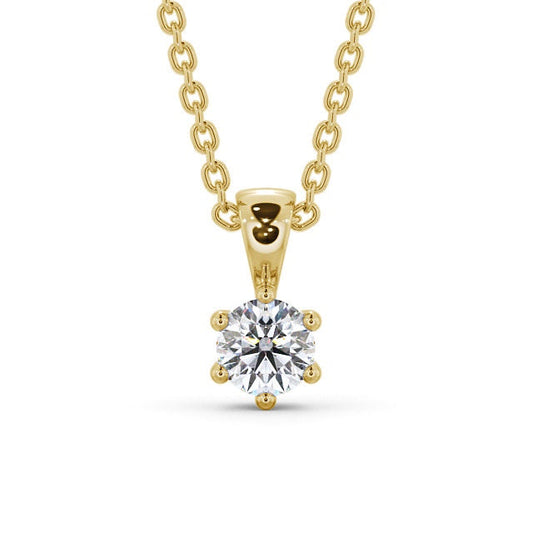 The Aria Pendant — Lab Diamond Drop Necklace VII
