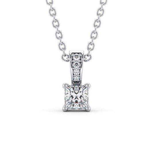 The Aria Pendant — Lab Diamond Drop Necklace V