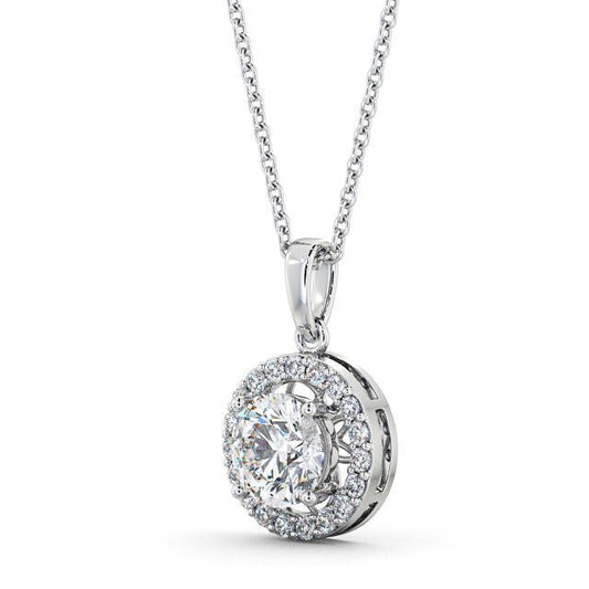 The Aurora Pendant — Lab Diamond Drop Necklace VI