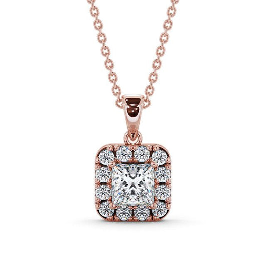 The Aurora Pendant — Lab Diamond Drop Necklace IV