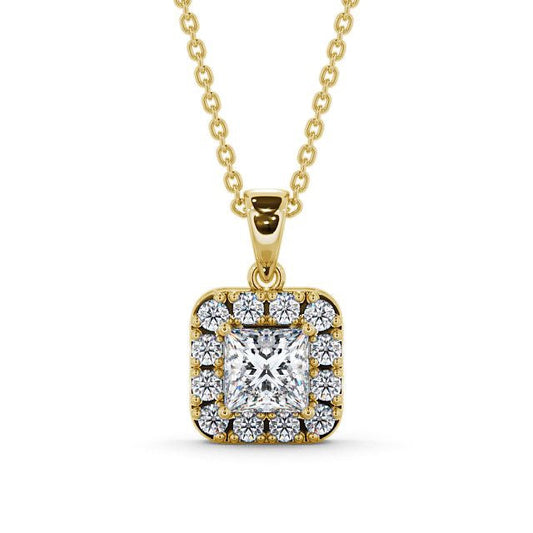 The Aurora Pendant — Lab Diamond Drop Necklace IV