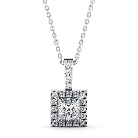 The Aurora Pendant — Lab Diamond Drop Necklace III