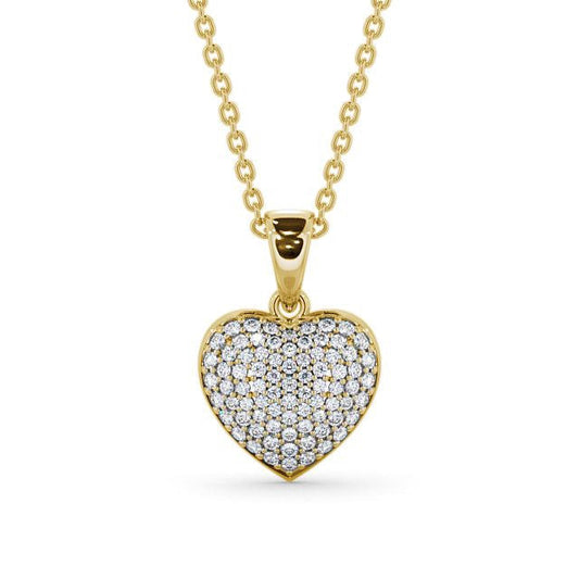 The Rose Pendant — Lab Diamond Heart Necklace 0.50ct II