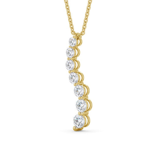 The Celeste Pendant — Lab Diamond Multi-Stone Necklace 1.20ct