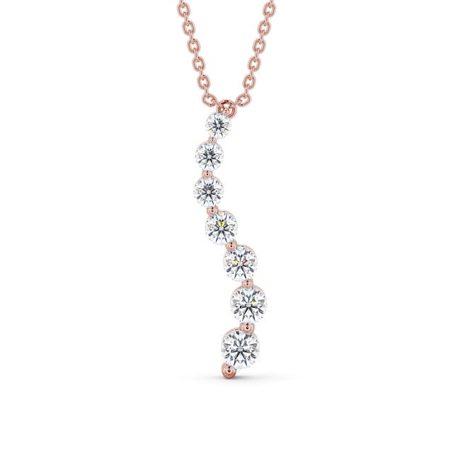 The Celeste Pendant — Lab Diamond Multi-Stone Necklace 1.20ct
