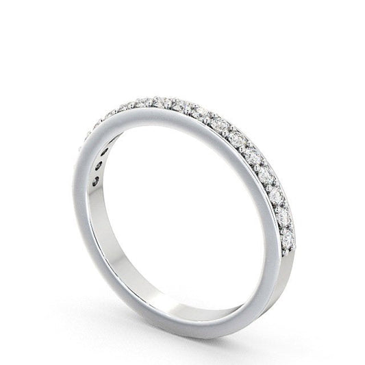 The Clara Band — Round Lab Diamond Classic Half Eternity Band VI