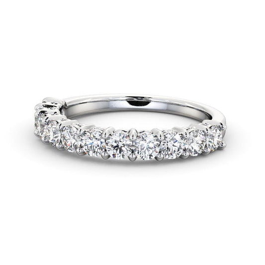 The Clara Band — Round Lab Diamond Classic Half Eternity Band IV