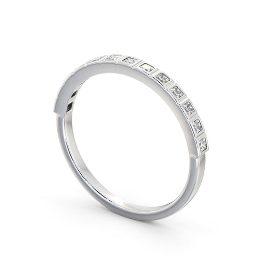 The Grace Band — Princess Lab Diamond Vintage Half Eternity Band