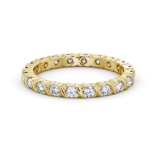 The Grace Band — Round Lab Diamond Vintage Eternity Band II