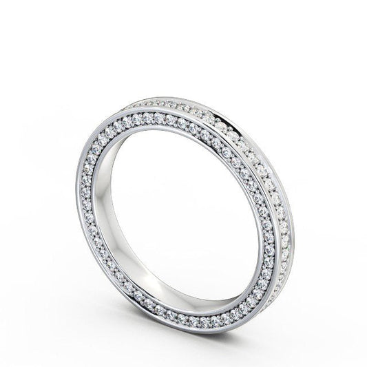 The Clara Band — Round Lab Diamond Classic Eternity Band