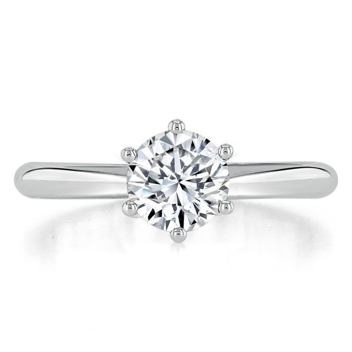 The Clara — Round Lab Diamond Six-Prong Engagement Ring II