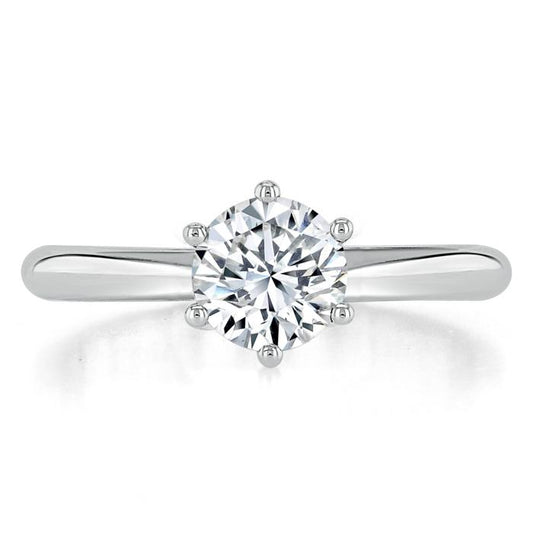The Clara — Round Lab Diamond Six-Prong Engagement Ring II