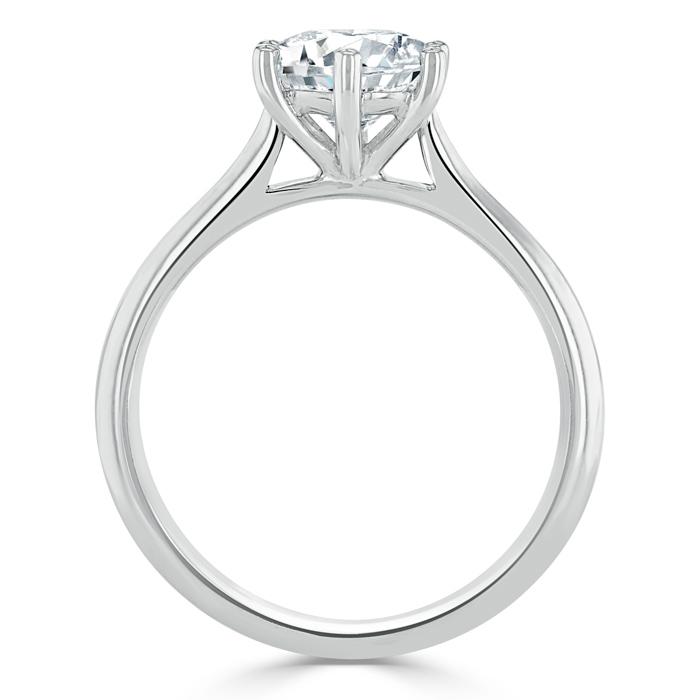 The Clara — Round Lab Diamond Six-Prong Engagement Ring II