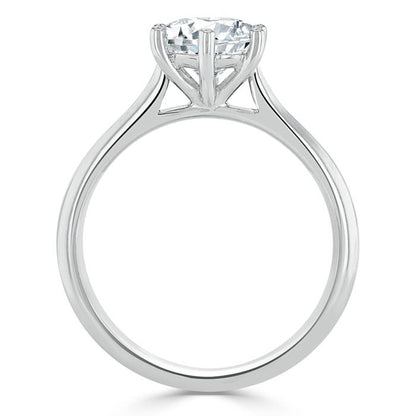 The Clara — Round Lab Diamond Six-Prong Engagement Ring II