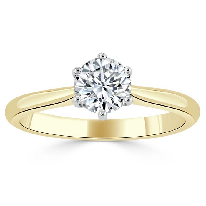 The Clara — Round Lab Diamond Six-Prong Engagement Ring II