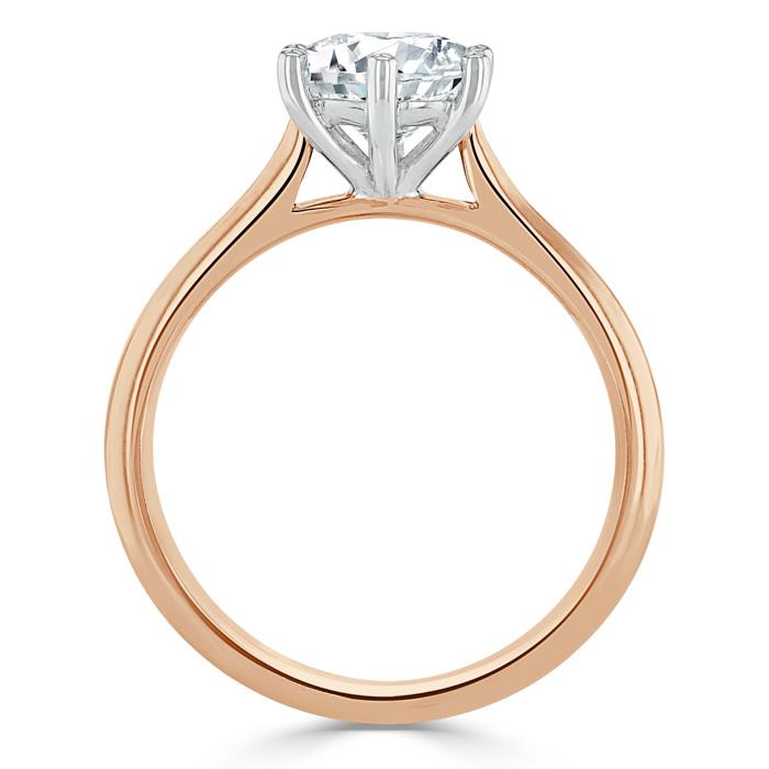 The Clara — Round Lab Diamond Six-Prong Engagement Ring II