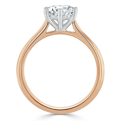 The Clara — Round Lab Diamond Six-Prong Engagement Ring II