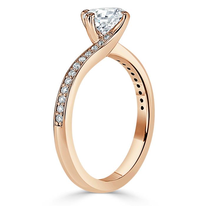 The Clara — Round Lab Diamond Solitaire Engagement Ring XI