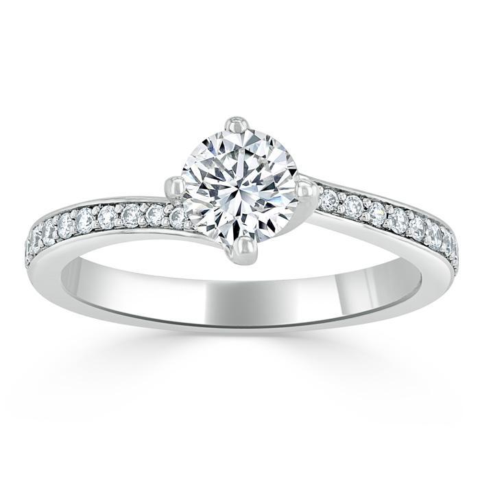 The Clara — Round Lab Diamond Solitaire Engagement Ring XI