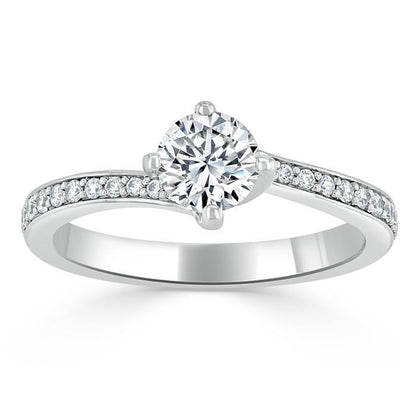 The Clara — Round Lab Diamond Solitaire Engagement Ring XI