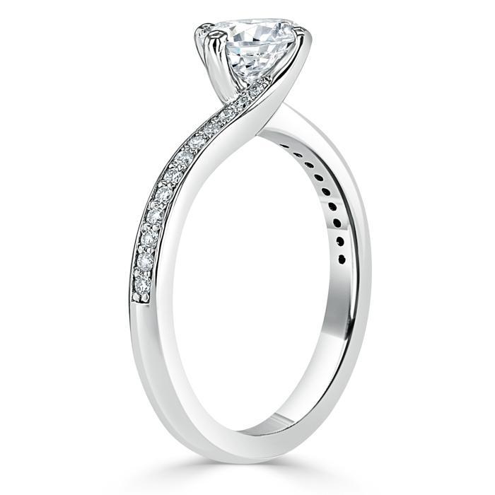 The Clara — Round Lab Diamond Solitaire Engagement Ring XI