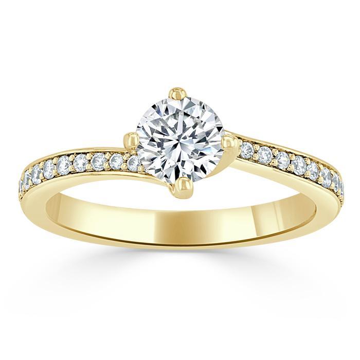 The Clara — Round Lab Diamond Solitaire Engagement Ring XI