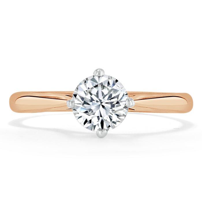 The Clara — Round Lab Diamond Solitaire Engagement Ring X