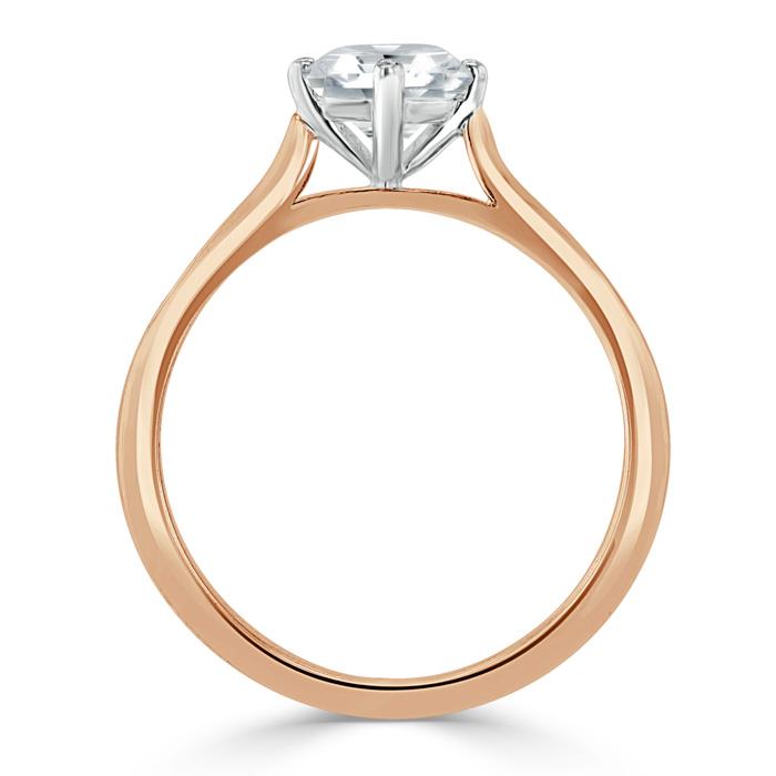The Clara — Round Lab Diamond Solitaire Engagement Ring X