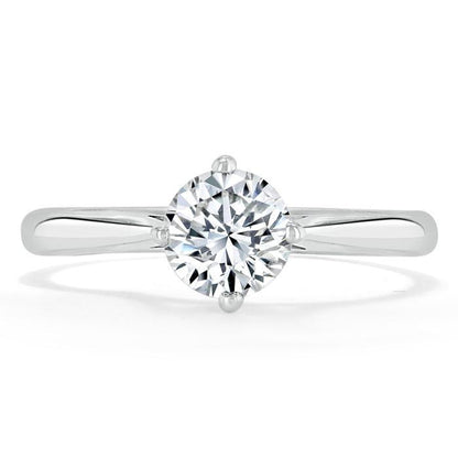The Clara — Round Lab Diamond Solitaire Engagement Ring X