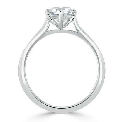 The Clara — Round Lab Diamond Solitaire Engagement Ring X