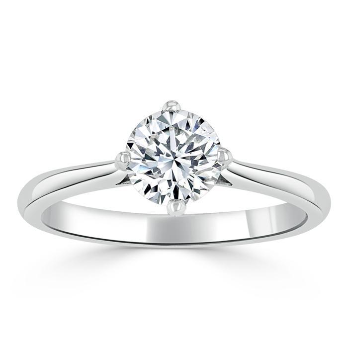 The Clara — Round Lab Diamond Solitaire Engagement Ring X